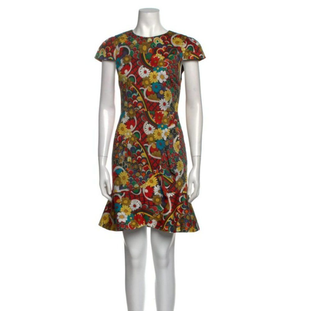 ALICE + OLIVIA Floral Print Dress Size 6